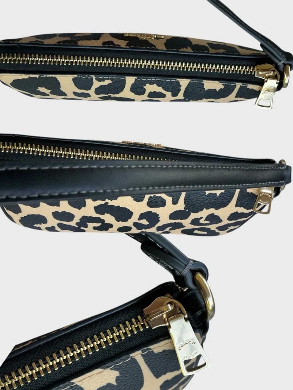 Coach Leopard Nolita 19 Wristlet + Matching Wallet Set NWT